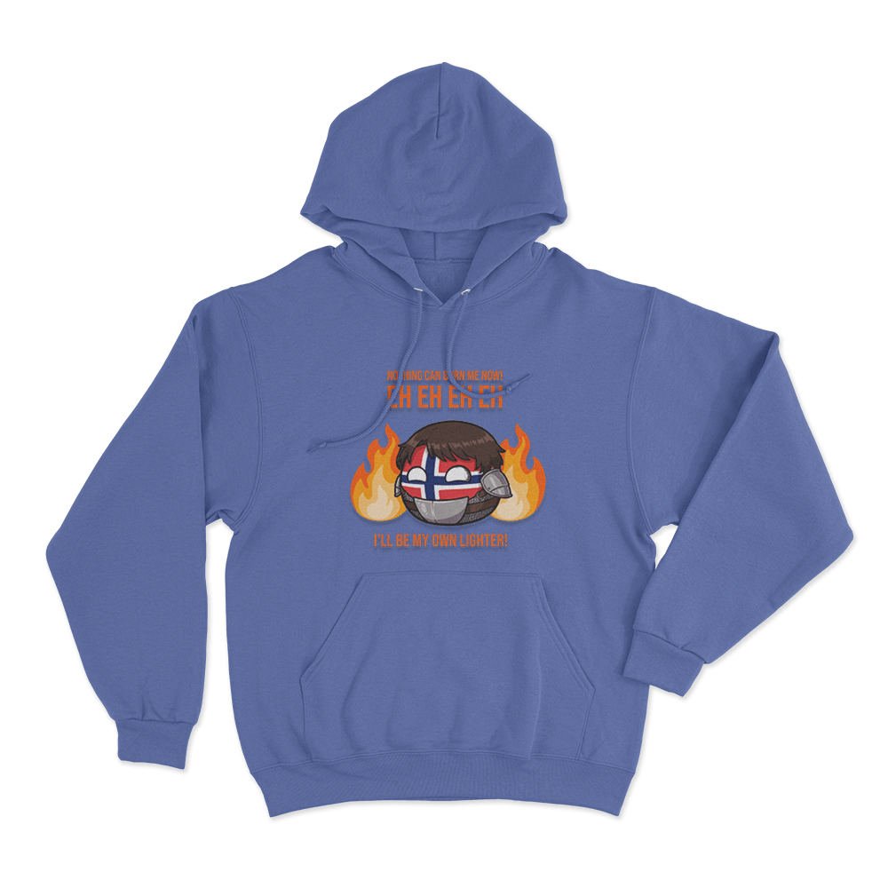 Kyle Alessandro Norway Ball Meme Unisex Hoodie Blue Kyle Alessandro Norway Ball Meme Unisex Hoodie Blue