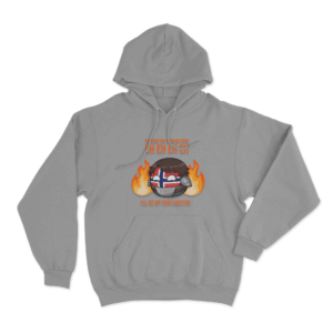 Kyle Alessandro Norway Ball Meme Unisex Hoodie Grey