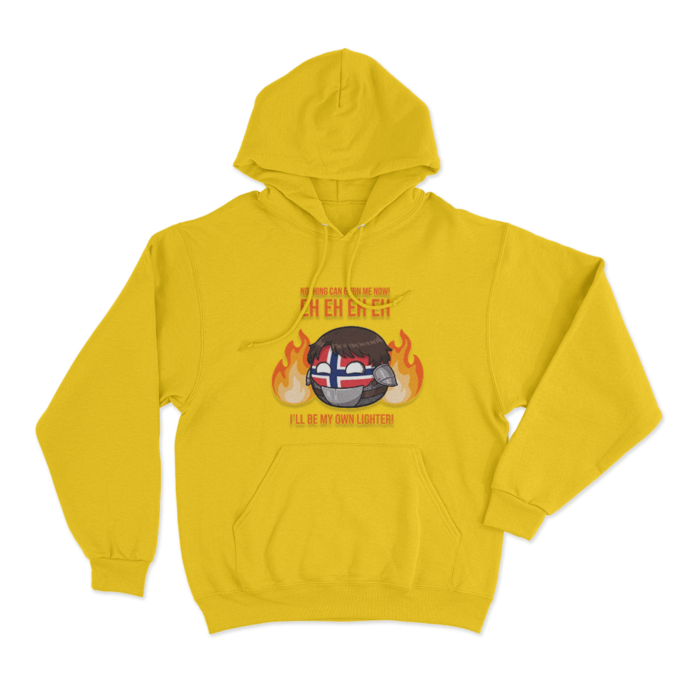 Kyle Alessandro Norway Ball Meme Unisex Hoodie Yellow Kyle Alessandro Norway Ball Meme Unisex Hoodie Yellow