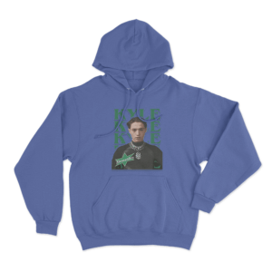 Kyle Alessandro Portrait Unisex Hoodie Blue