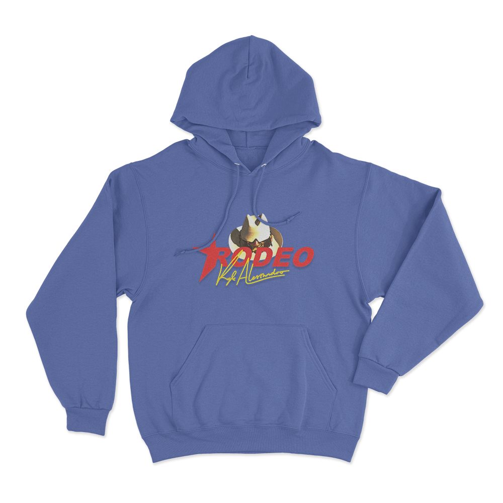 Kyle Alessandro Rodeo Unisex Hoodie Blue Kyle Alessandro Rodeo Unisex Hoodie Blue