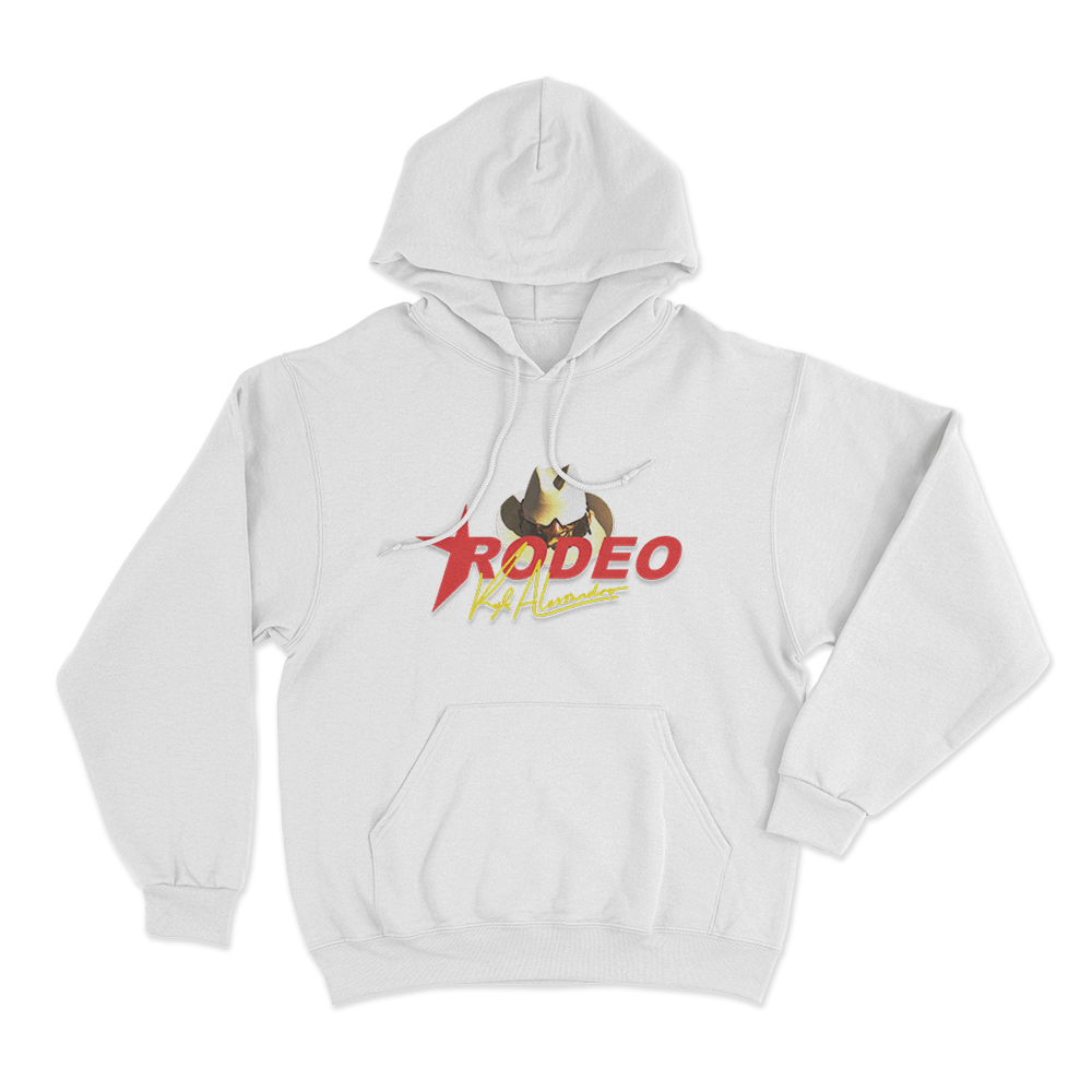 Kyle Alessandro Rodeo Unisex Hoodie White Kyle Alessandro Rodeo Unisex Hoodie White